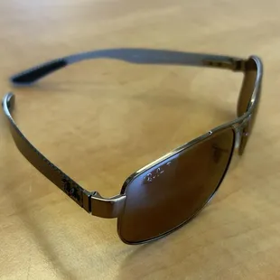 My lost glasses except they were black/gray