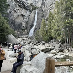 Lower Yosemite Falls - January1, 2025