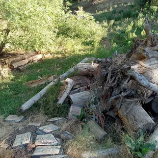 Another septic solution. Maybe $40 worth of concrete on a bad day. Never even finished the job lol