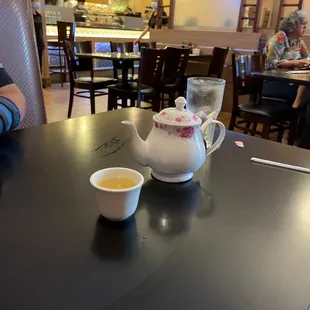 Mmmmm hot green tea!