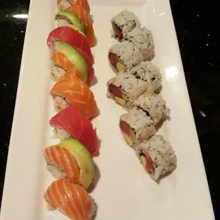 Flaming Rainbow Roll