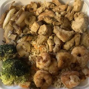 Chicken and Shrimp Hibachi