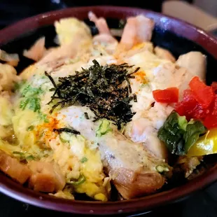 Pork bowl was a new level of comfort food! Sooooo good! $15
