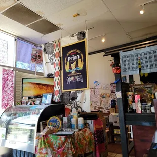 the interior of the restaurant