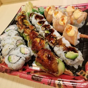 Pink Dragon Roll