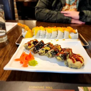 food, sushi and sashimi