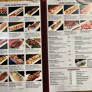 sushi and sashimi