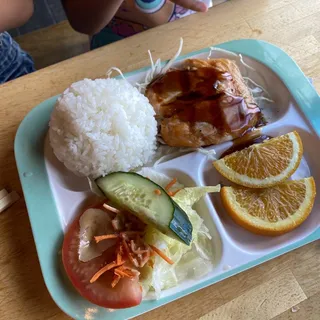 Salmon Teriyaki Dinner Set Meal