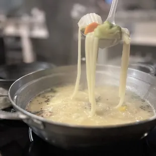 Ramen noodle in miso base