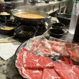 Wagyu Ribeye and Pork Belly!!