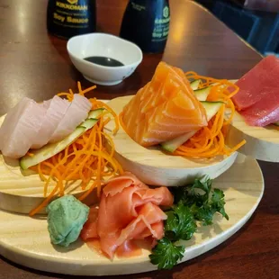 sashimi, sushi and sashimi, sushi, food