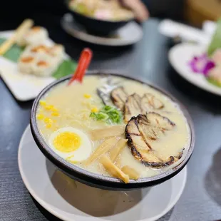 Ramen Tonkatsu. The pork and bamboo shoots were my favorite. Would definitely get this again and the noodles were cooked perfectly