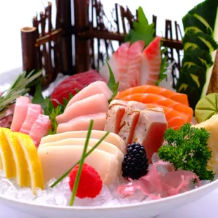 a variety of sushi