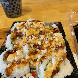 Crunchy Spicy Salmon Roll  (08/04/2023)