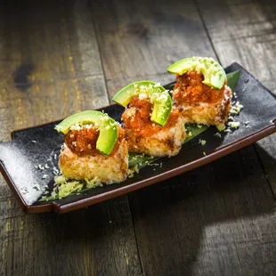 Crispy rice spicy tuna