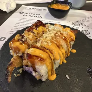 Baked Salmon&Shrimp Tempura Roll