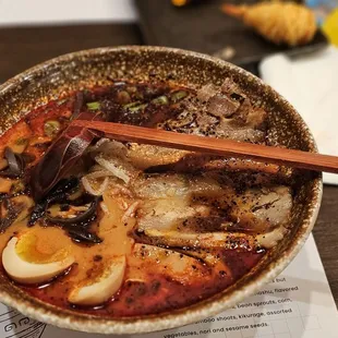 Spyci black miso ramen