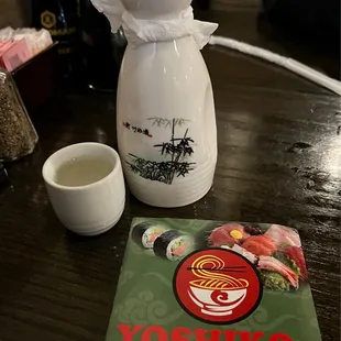 Sake &amp; menu