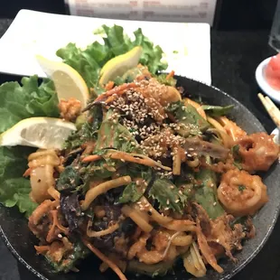 Spicy Calamari Salad