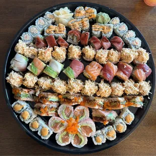 Takeout sushi