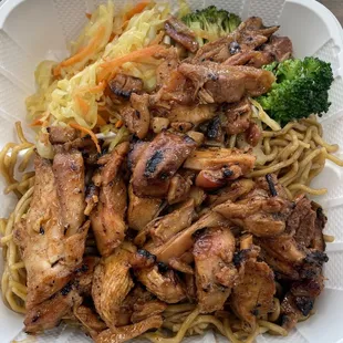 Spicy Chicken Yakisoba