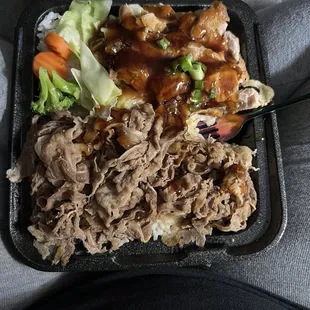 Combo Bowl chicken and beef