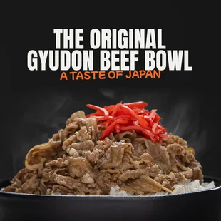 the original gyuon beef bowl