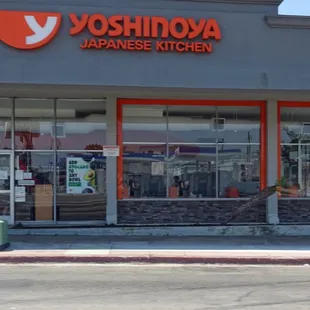 the front of the store