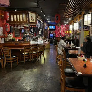 the interior of a restaurant