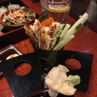 Salmon Skin Hand Roll