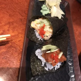 Spicy Scallop Hand Roll