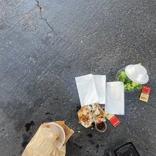 food left on the street