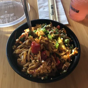 Thai noodle bowl