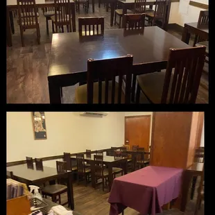 In the back by the bathrooms, there&apos;s another separate room with more tables which can accommodate larger groups.