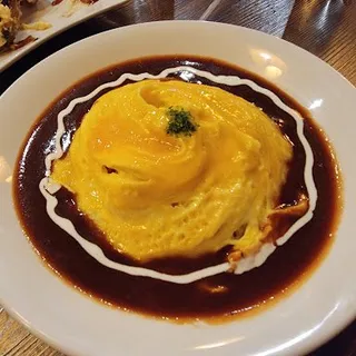 Japanese Combination Omelette with House Special Sauce