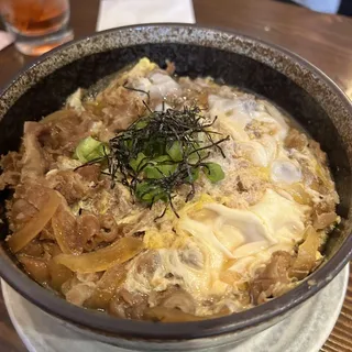 Japanese Beef Udon with Eggs