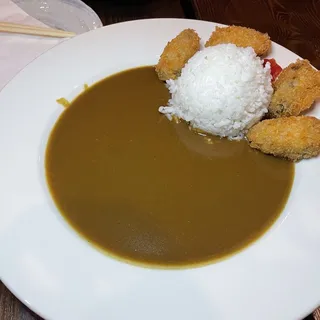 4 Piece Fried Oyster Curry