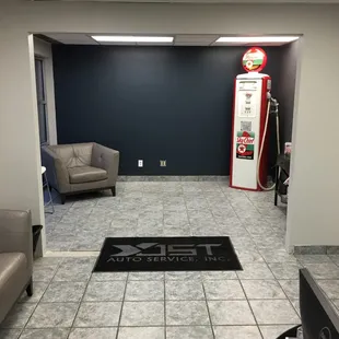 Portion of our lobby...