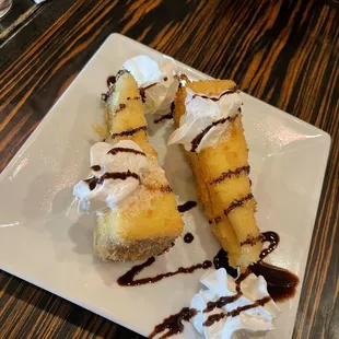 Deep fried cheesecake was delicious!!