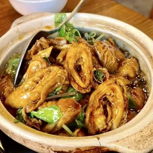 Three-Cup Pork Intestines 三杯肥肠