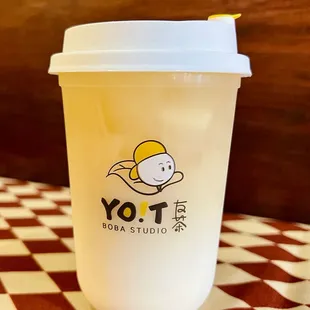 Blooming Fruit Oolong Latte