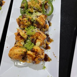 Centipede sushi roll