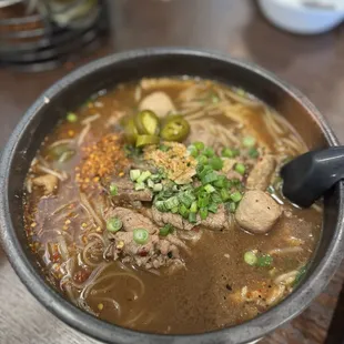 2. Thai Boat Noodle Soup $ 14.95 12.16.24