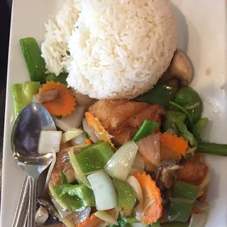 L-11. Ginger Fish Lunch Special