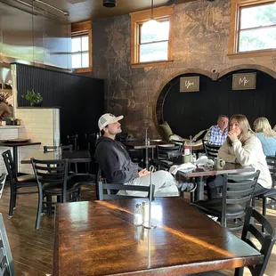 Part of the seating area.