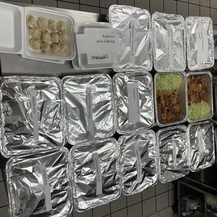 huge orders of party trays.