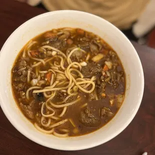 Szechuan Beef Noodle Soup