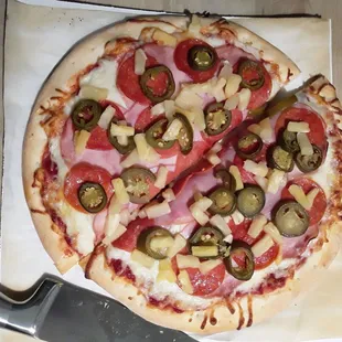 Sweet &amp; Spicy pizza