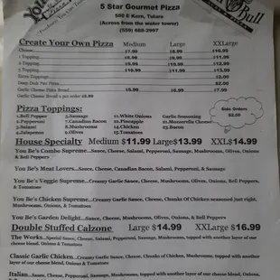 Menu 10/4/20