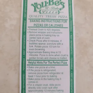 ows instructions